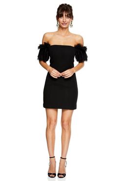 Elliatt Marble Mini Dress Black Size 6 for rent on The Volte - image 1