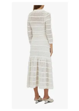 Zimmermann Lyre Shirt Dress Ivory Size 1 / AU 10 for rent on The Volte - image 2