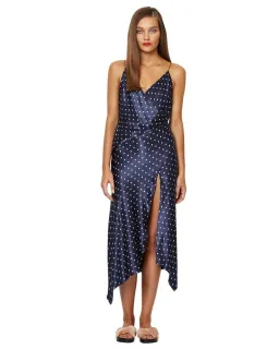 Bec And Bridge Bonjour Midi Dress Blue/Polka Dot Size AU 6 for rent on The Volte - image 2