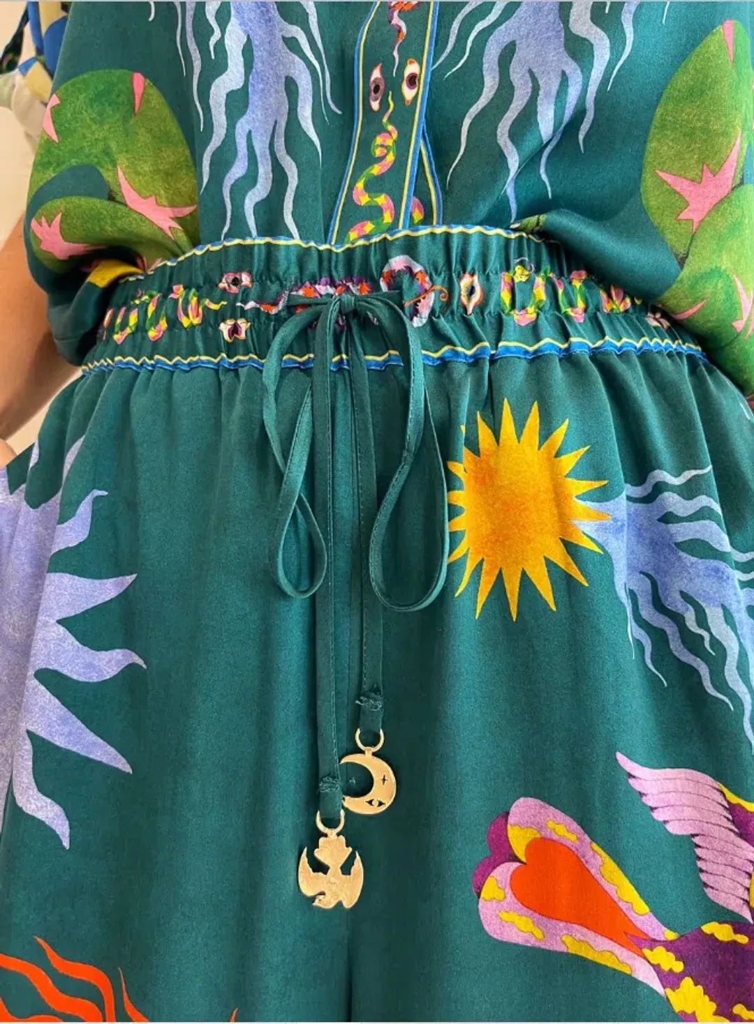 Alemais Guardian Oversized Shirt and Pant Set Multi Size 10/12 for rent on The Volte - main image