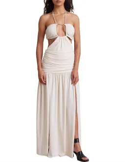 Bec & Bridge Adaline Cut Out Maxi Dress Cream Size 14 for rent on The Volte - image 4