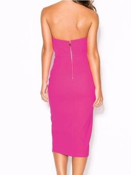 Sheike Sweetheart Strapless Dress  Fuschia Size 10 for rent on The Volte - image 2