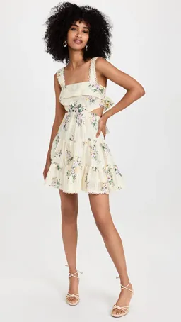 Alemais Margot Mini Sundress Floral Size AU 6 for rent on The Volte - image 1