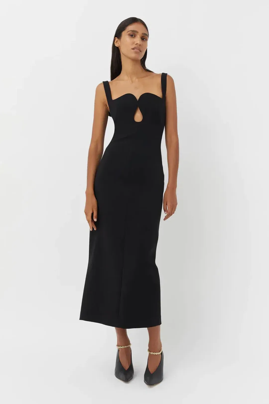 Camilla and Marc Brixton Maxi Dress Black Size 10 for rent on The Volte - main image