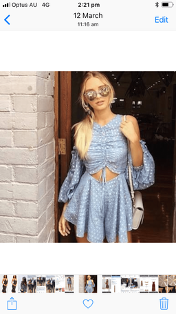 Alice McCall did it again playsuit size 8 for rent on The Volte - image 6