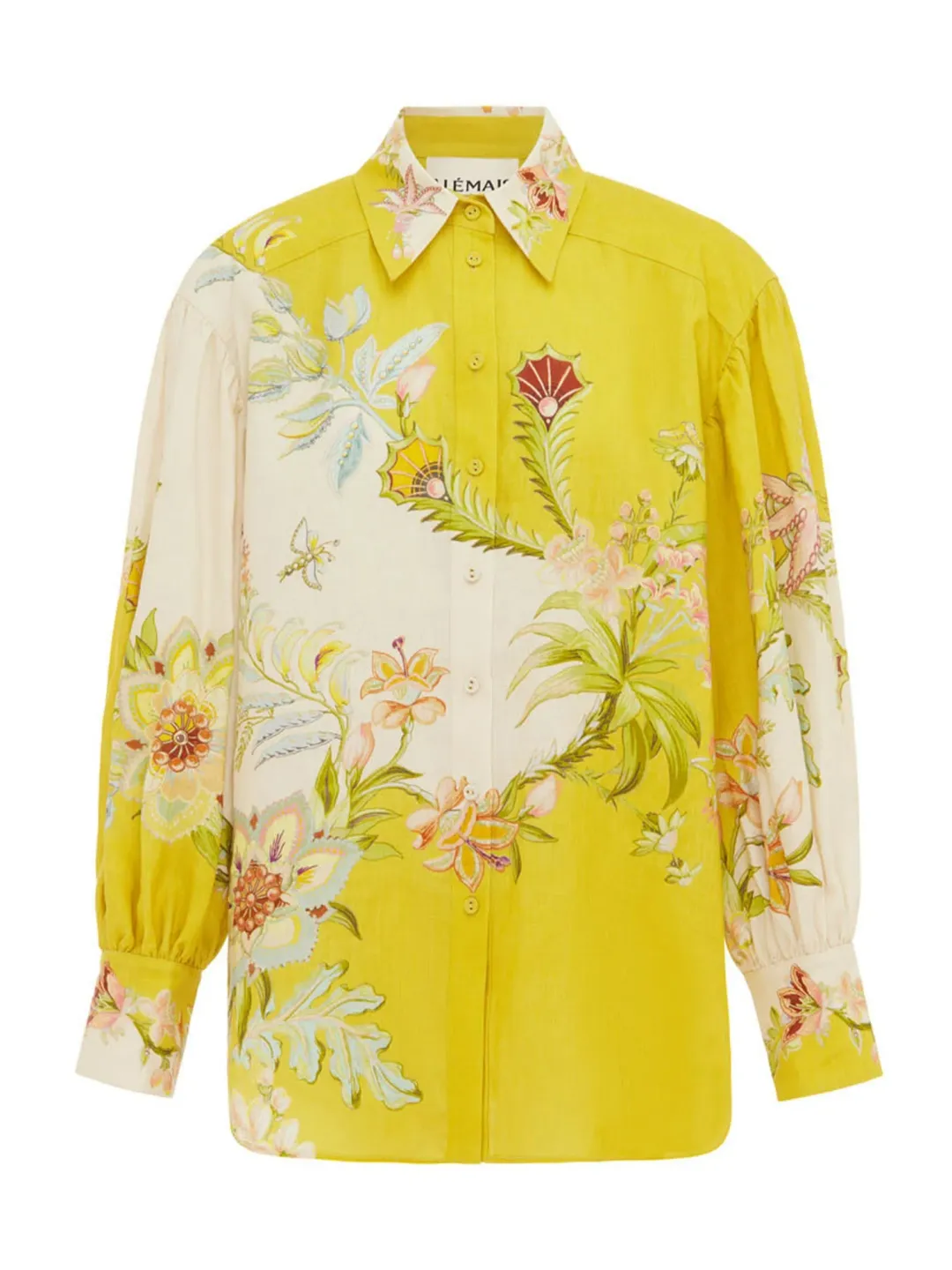 Alemais The Ira Top and Pants in Lemon/Cream Size AU 6 for rent on The Volte - main image