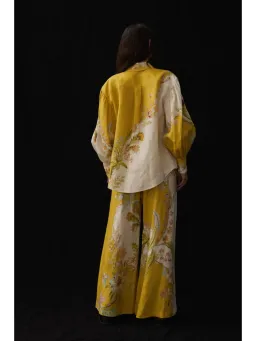 Alemais The Ira Top and Pants in Lemon/Cream Size AU 6 for rent on The Volte - image 2