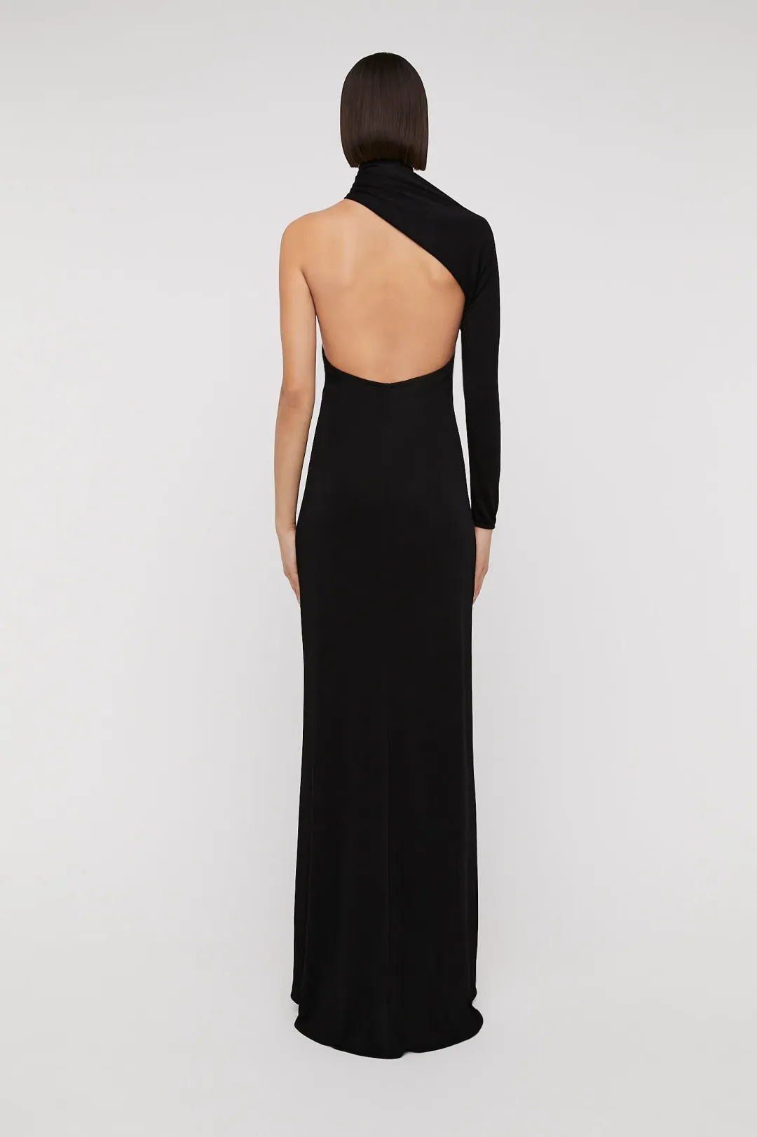 Scanlan Theodore Italian Knit Gown Black Size 8 for rent on The Volte - main image
