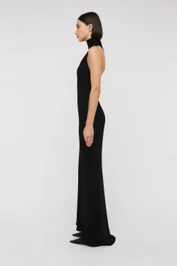 Scanlan Theodore Italian Knit Gown Black Size 8 for rent on The Volte - image 4