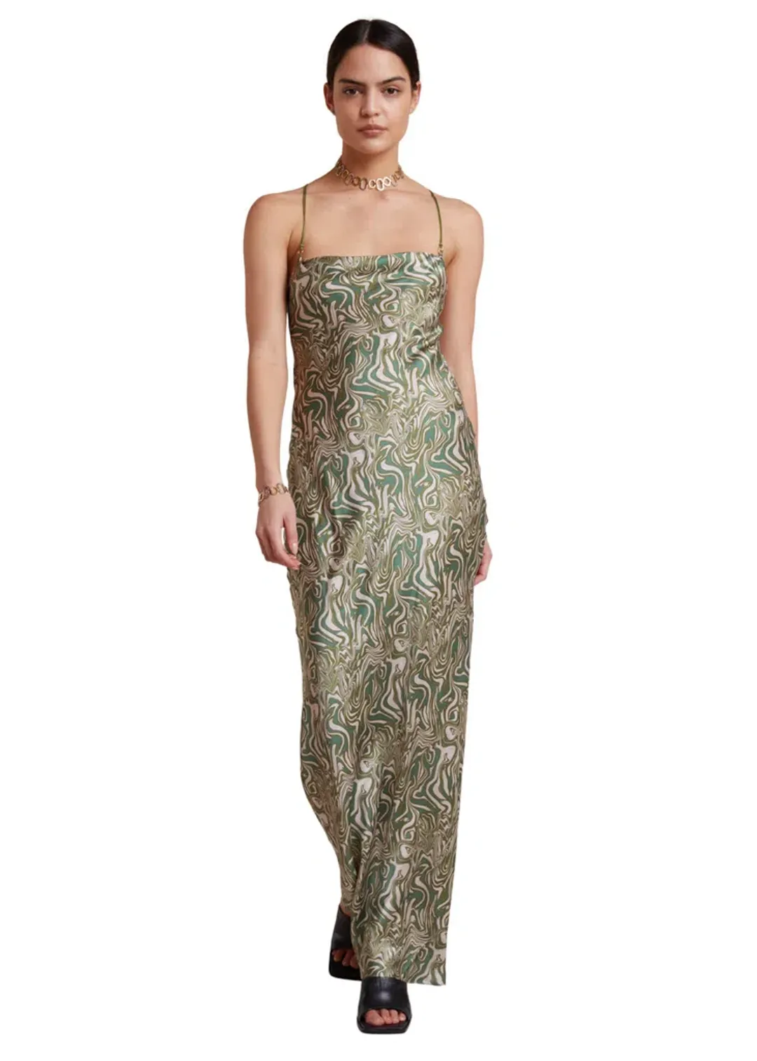 Bec & Bec Alanis Maxi Dress Print Size 6 for rent on The Volte - main image