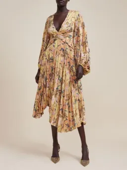 Acler Palms Dress  Floral Print Size 14 for rent on The Volte - image 1