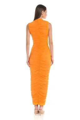 Eliya The Label Tenille Dress Orange Size XS / AU 6  for rent on The Volte - image 2