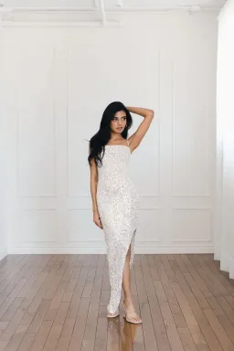 Winona Asha Asymmetrical Midi White Size AU 10 for rent on The Volte - image 1