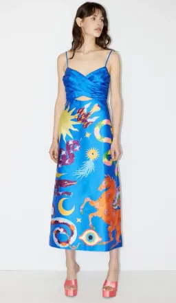 Alemais Guardian Midi Blue Size AU 8 for rent on The Volte - image 1