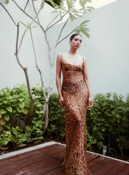 Rat & Boa Valentina Maxi Dress Brown Size AU 6  for rent on The Volte - image 5
