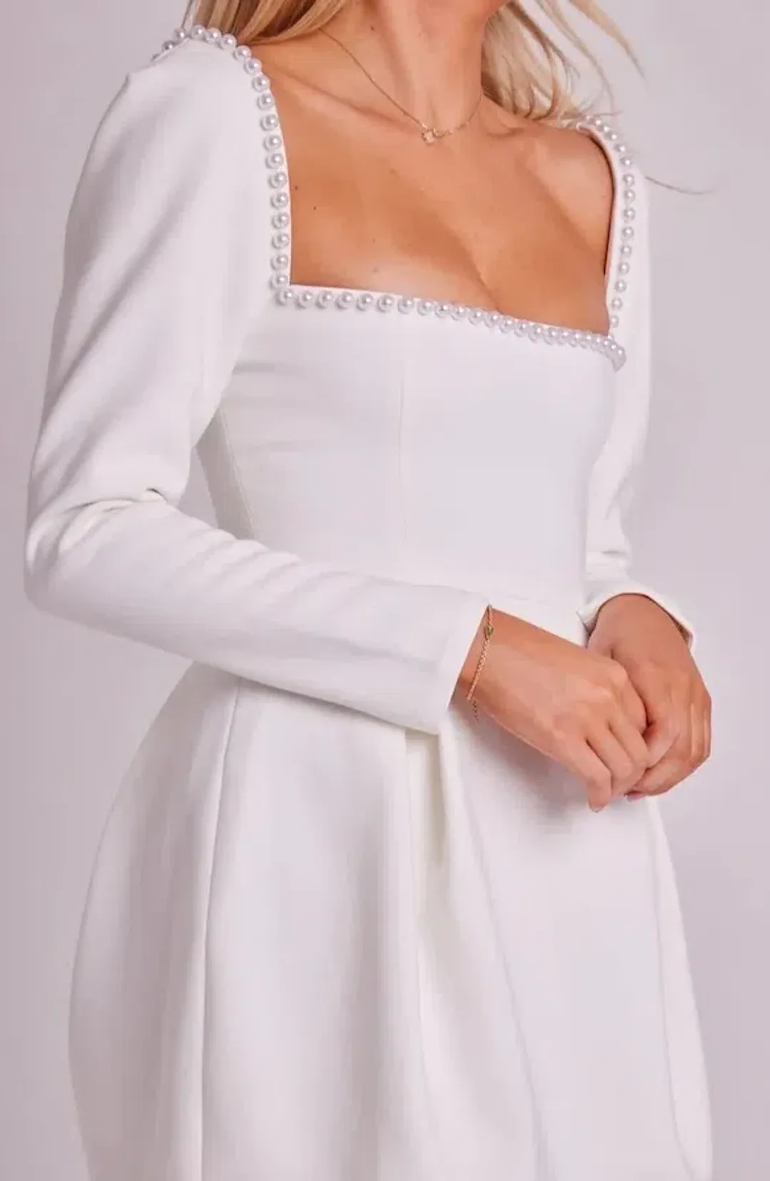 Odd Muse Pearl Dress White Size AU 14 for rent on The Volte - main image