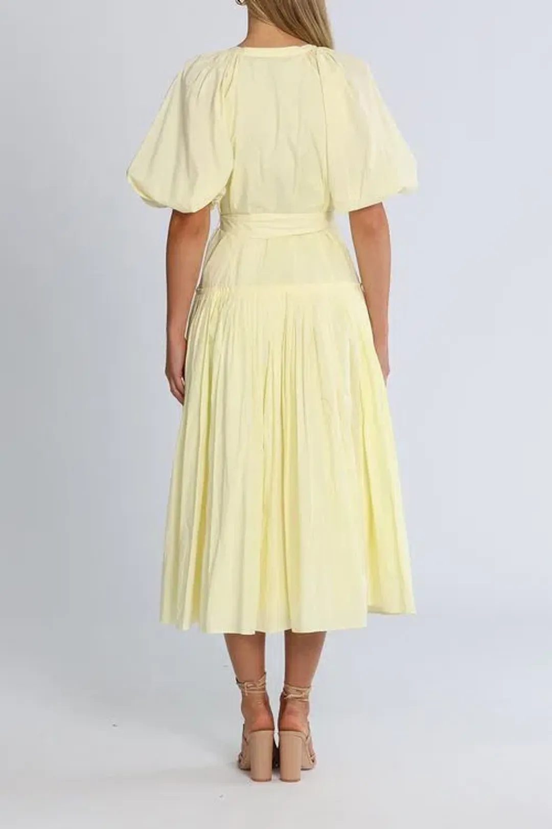 Steele Selma Dress Citron Size M /Au 10  for rent on The Volte - main image