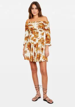 Alemais Derby Mini Dress Multi Size AU 6  for rent on The Volte - image 1