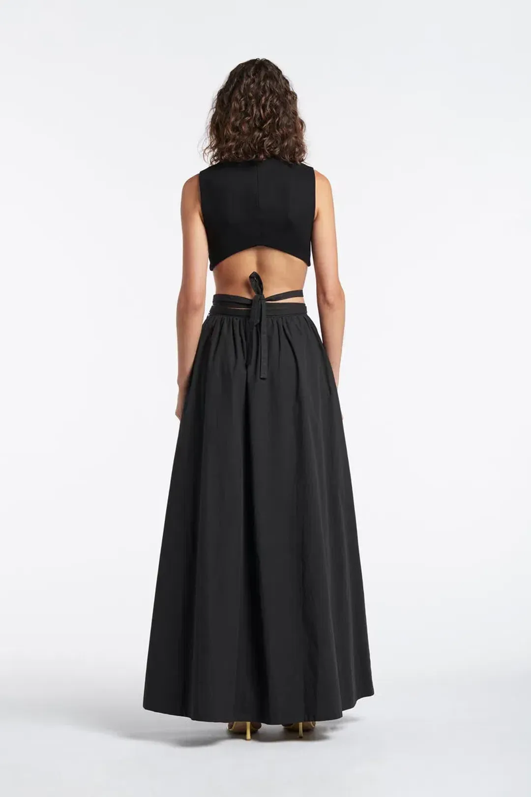Sir The Label Signe Deconstructed Gown Black Size 10  for rent on The Volte - main image