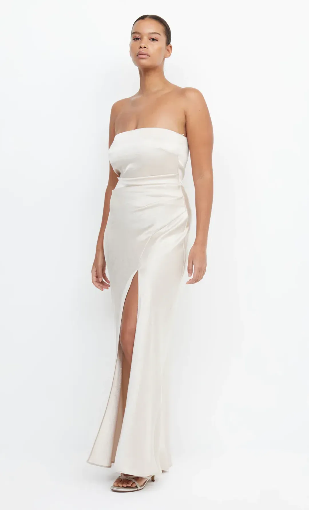 Bec and Bridge The Dreamer Strapless Dress Cream Size 6 for rent on The Volte - main image