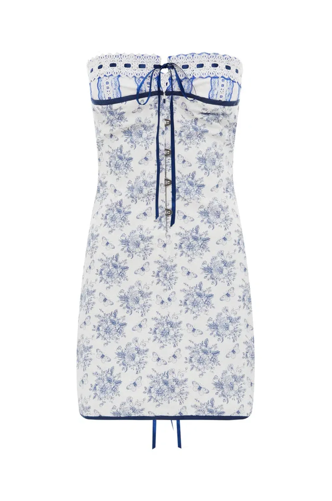 With Jean Sabrin Dress Toile Papillon Size S/Au 8  for rent on The Volte - main image