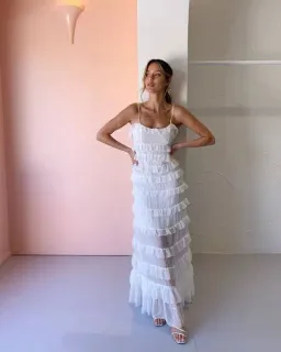 Hansen and Gretel Ophelia Dress in Ivory Size Small for rent on The Volte - image 1