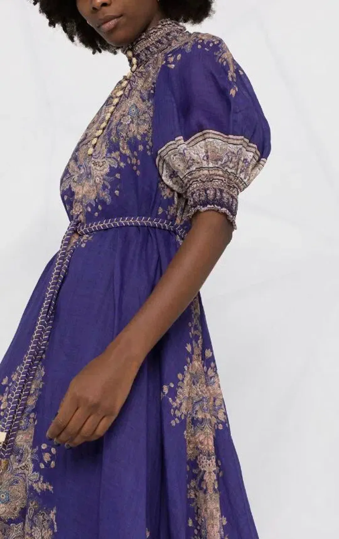 Zimmermann Anneke Swing Dress Indigo Size 3 / Au 14 for rent on The Volte - main image