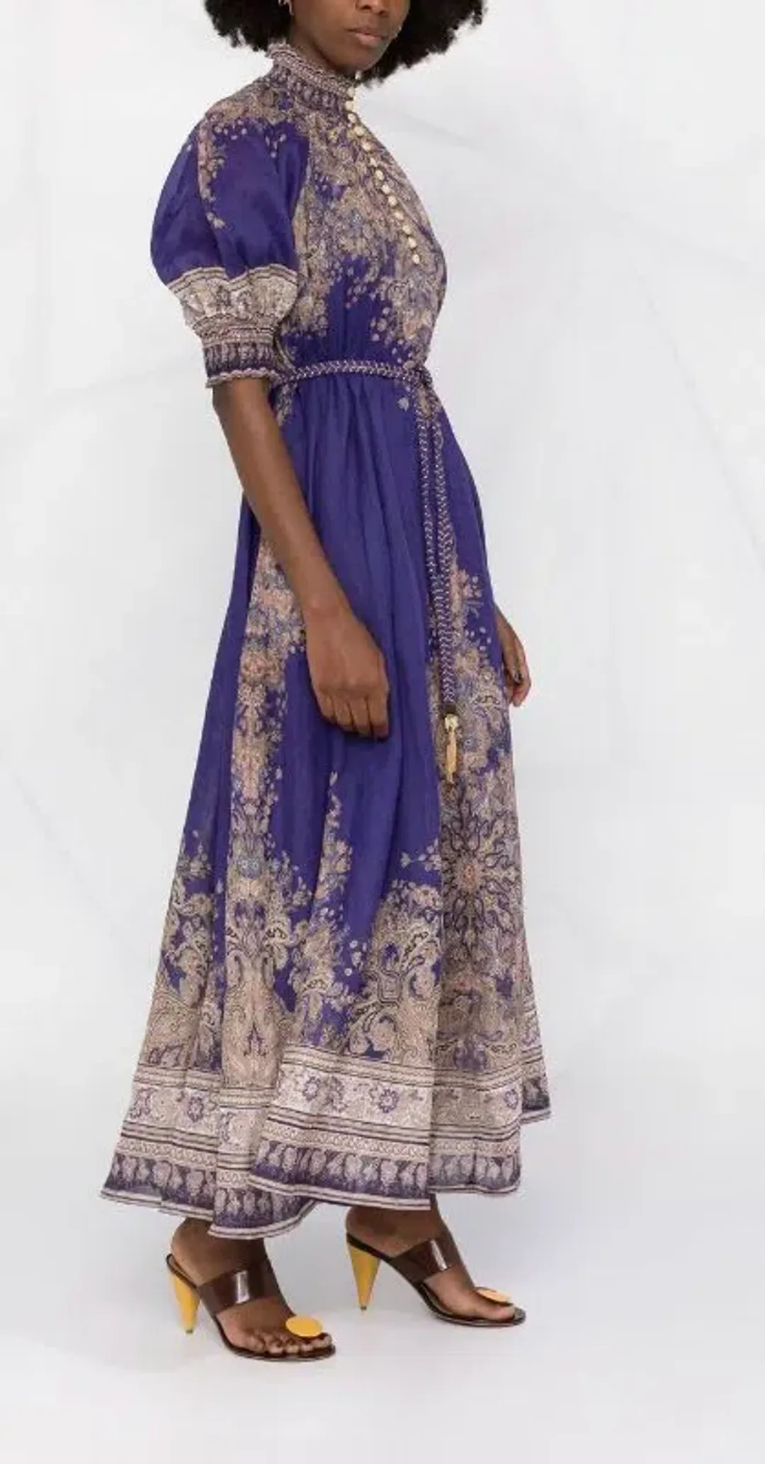 Zimmermann Anneke Swing Dress Indigo Size 3 / Au 14 for rent on The Volte - main image