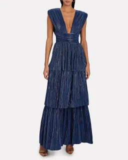 Sabina Musayev Judith Dress in Blue Size S / AU 8 for rent on The Volte - image 2