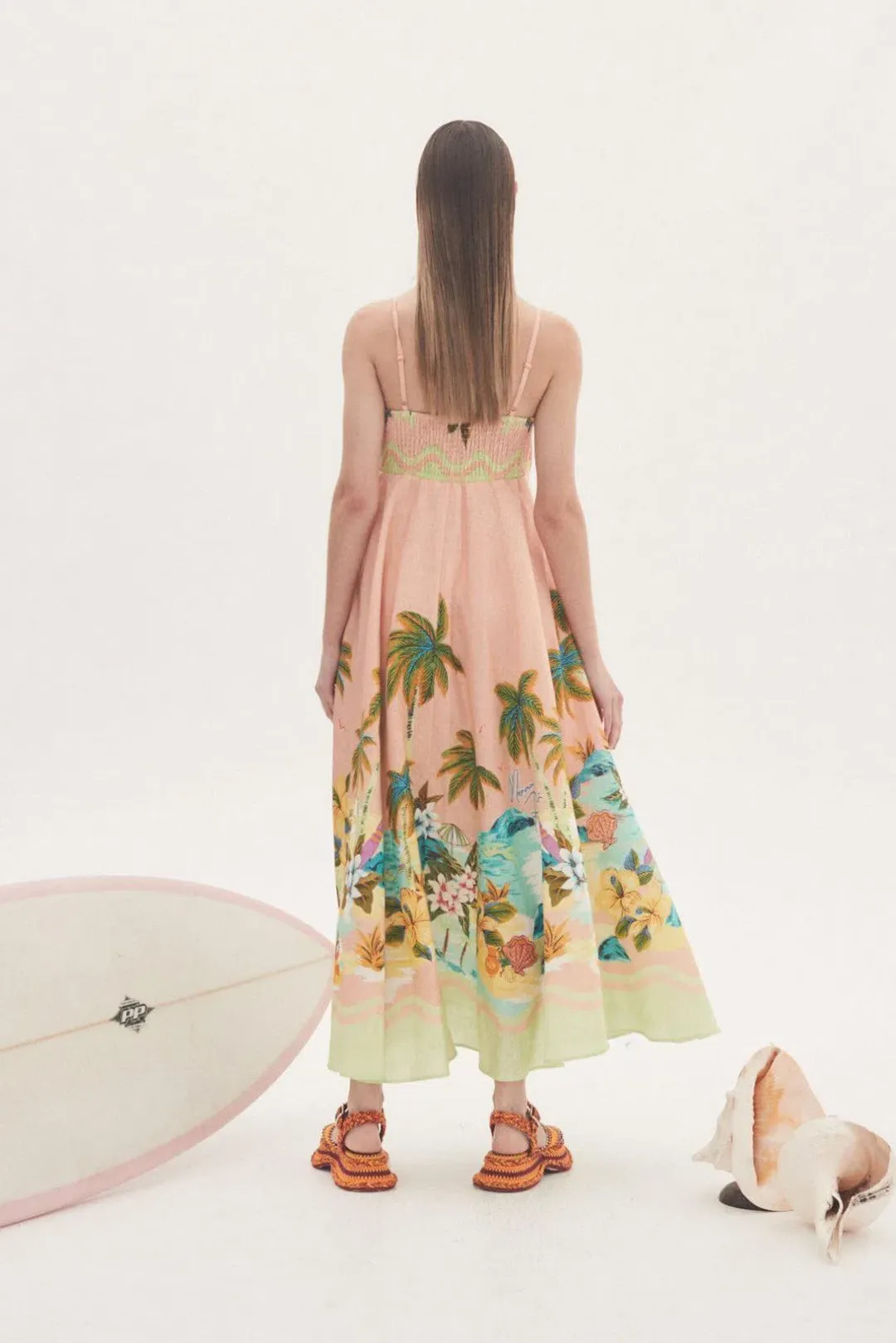 Alemais Mermaid Point Dress Print Size AU 12 for rent on The Volte - main image