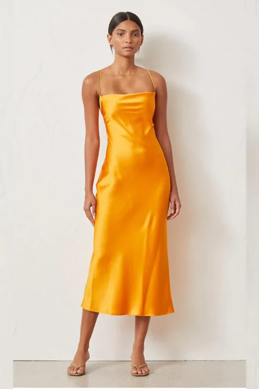 Bec & Bridge Seraphine Dress in Tangerine Size 6 for rent on The Volte - main image
