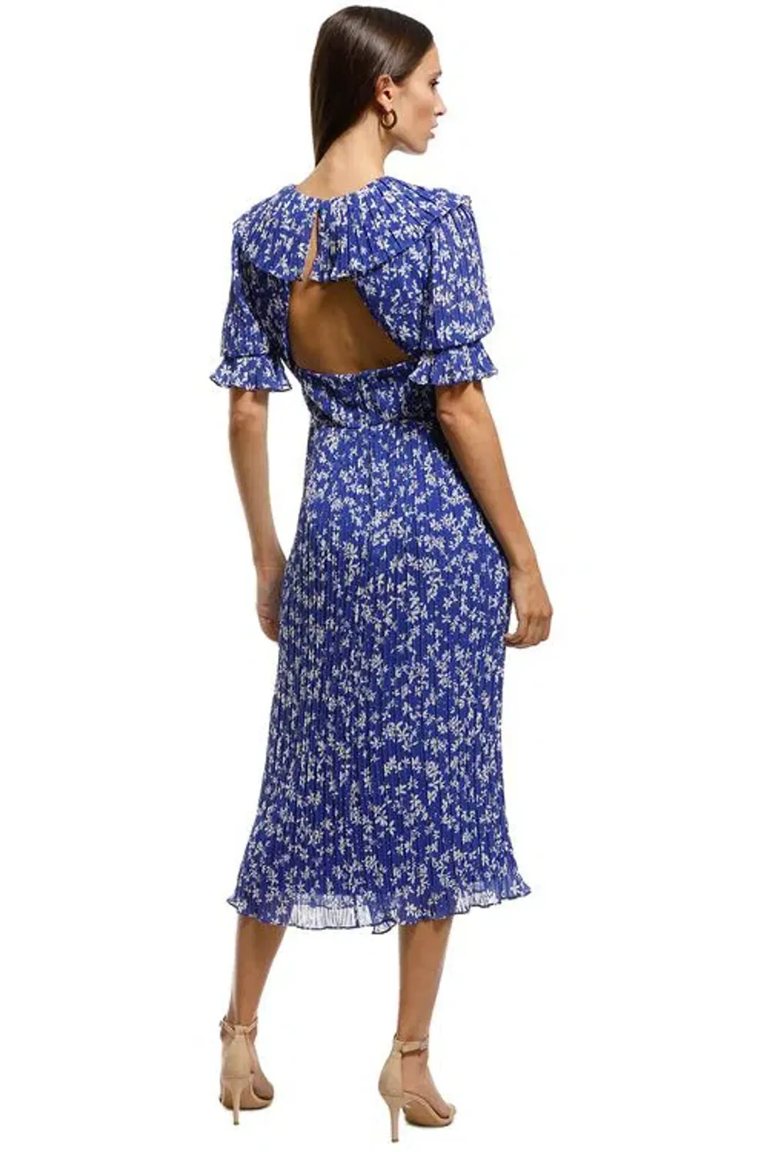 Talulah Mediterranean Minx Midi Dress Floral Size 8 for rent on The Volte - main image