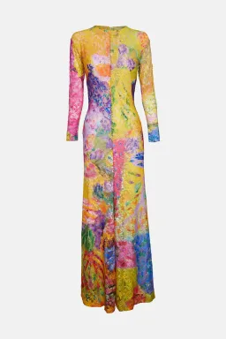 Romance was born Yellow Reef Long Sleeve Lace Frock Multi Size 12  for rent on The Volte - image 4