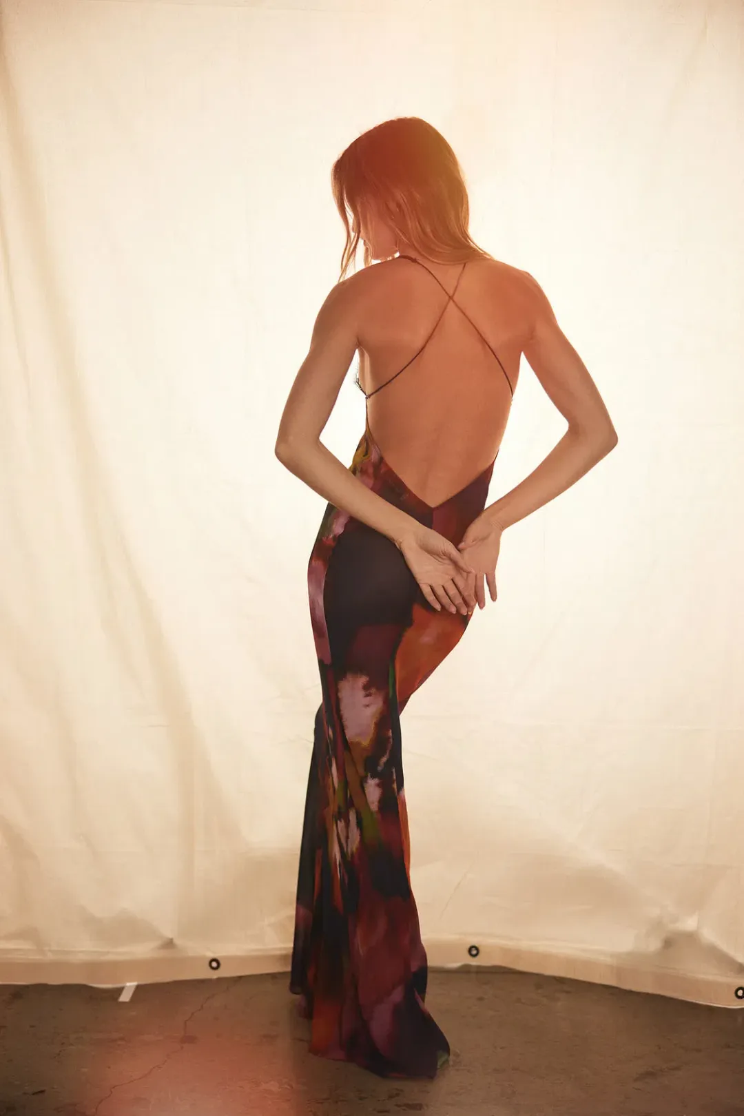 Rat & Boa Paola Floral Maxi Dress Multi Size M / AU 10  for rent on The Volte - main image