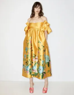 Alemais Dana Midi Dress Marigold Size 12 for rent on The Volte - image 2