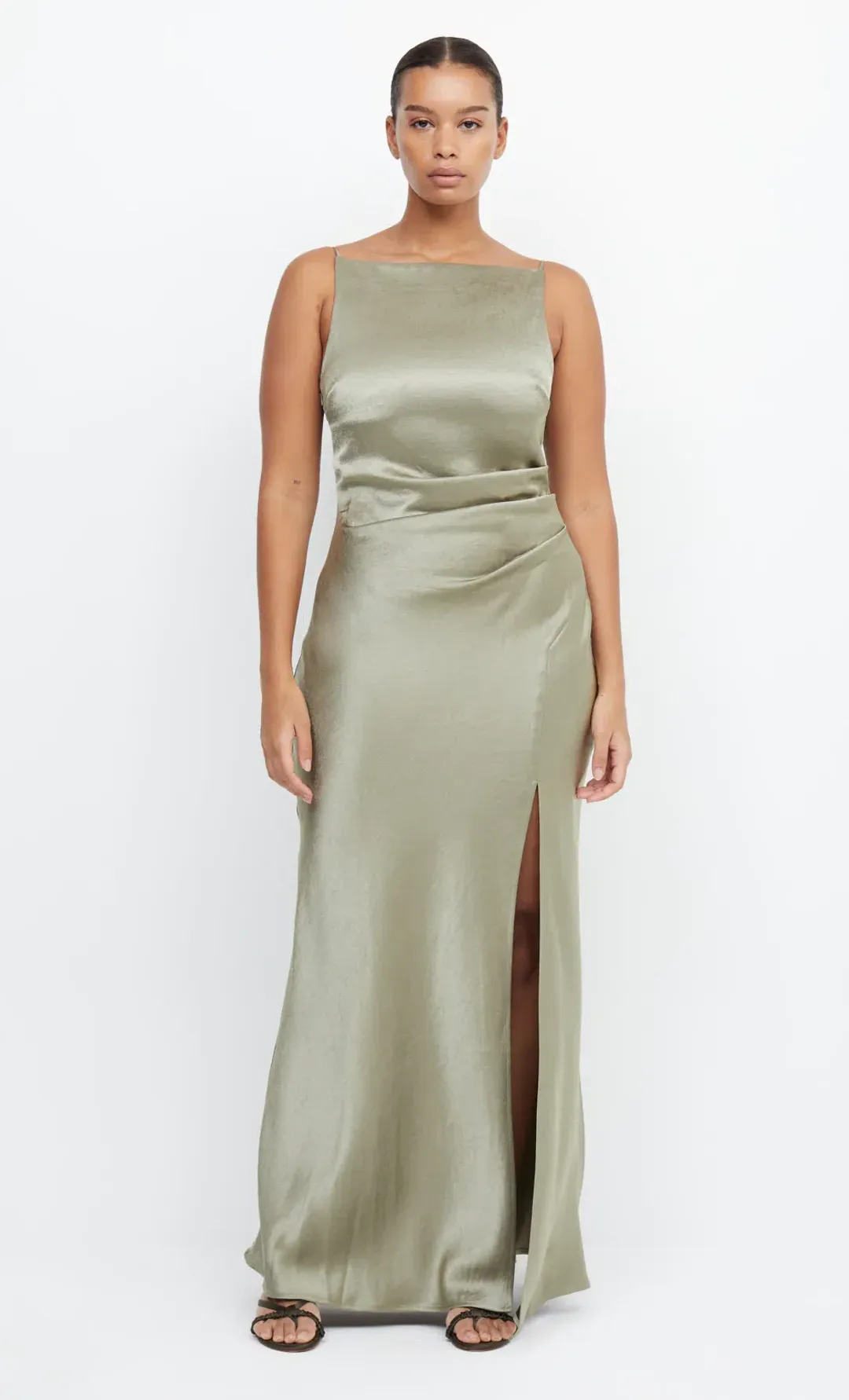 Bec & Bridge The Dreamer Maxi Dress Sage Size 10 for rent on The Volte - main image
