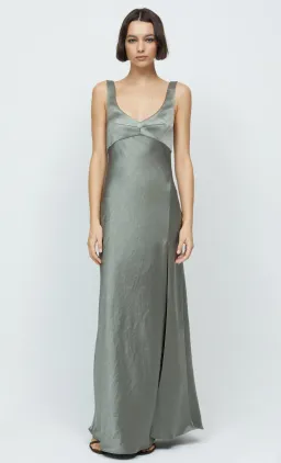 Bec & Bridge Nadia V Maxi Dress Olive Size 12 for rent on The Volte - image 5