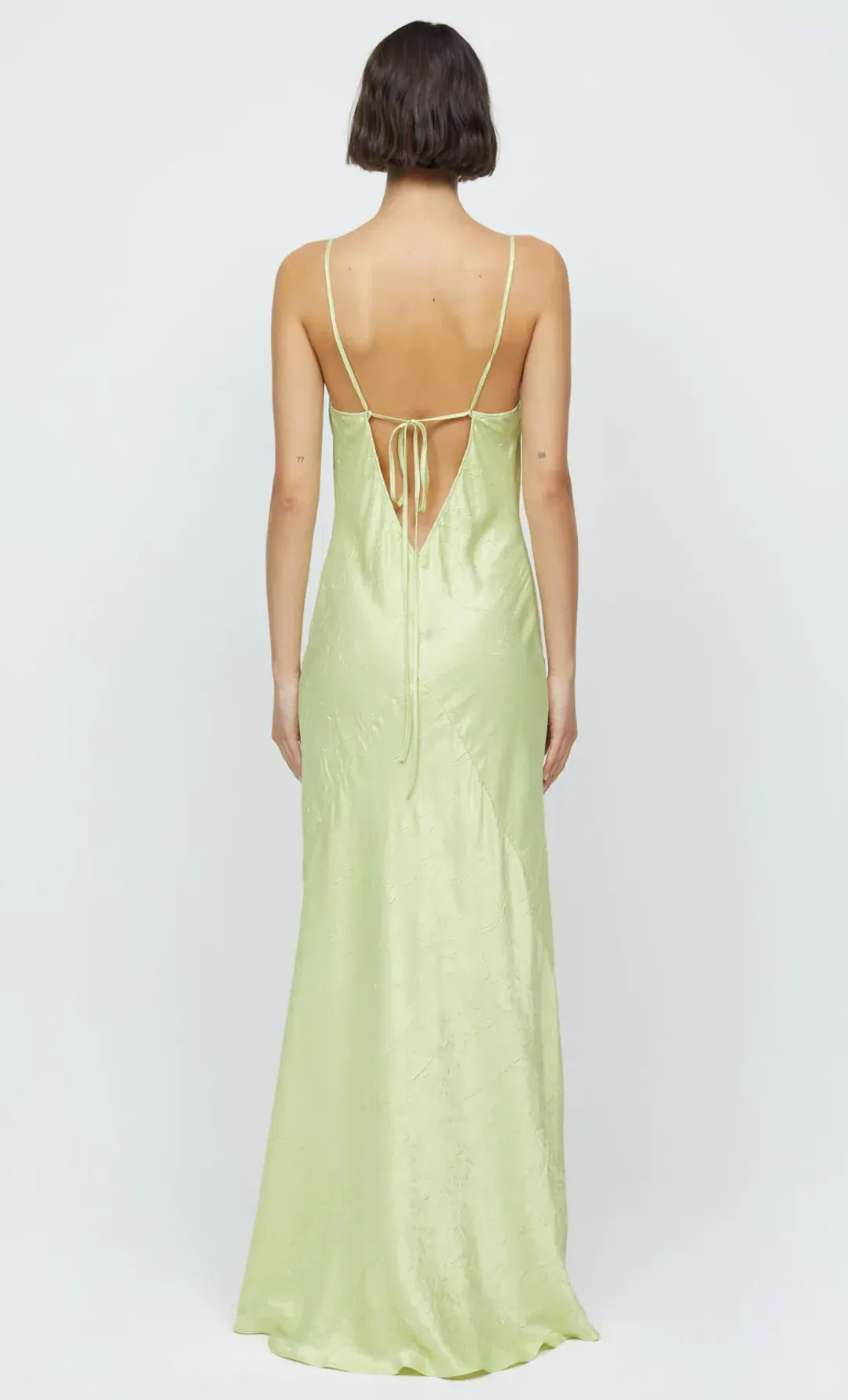 Bec & Bridge Lani Maxi Dress Lime Green Size AU 8 for rent on The Volte - main image