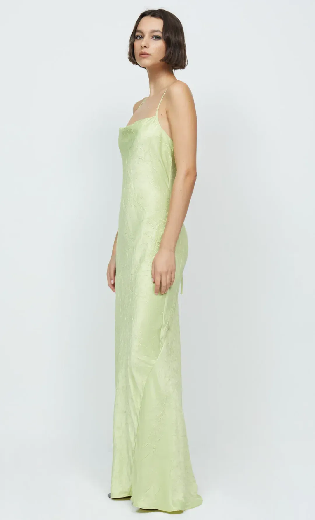 Bec & Bridge Lani Maxi Dress Lime Green Size AU 8 for rent on The Volte - main image