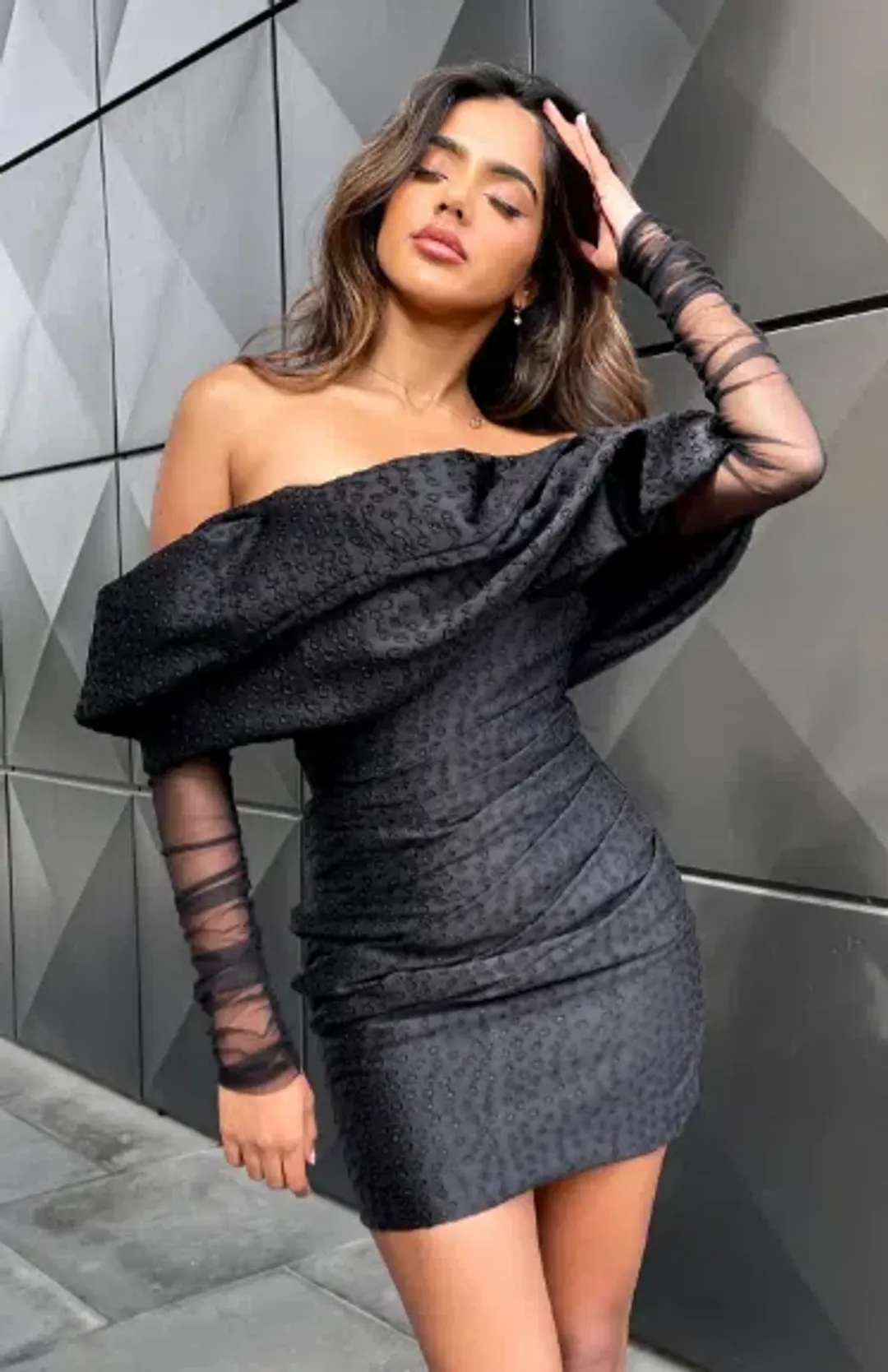 Eliya The Label Oscar Dress Black Size 10 for rent on The Volte - main image