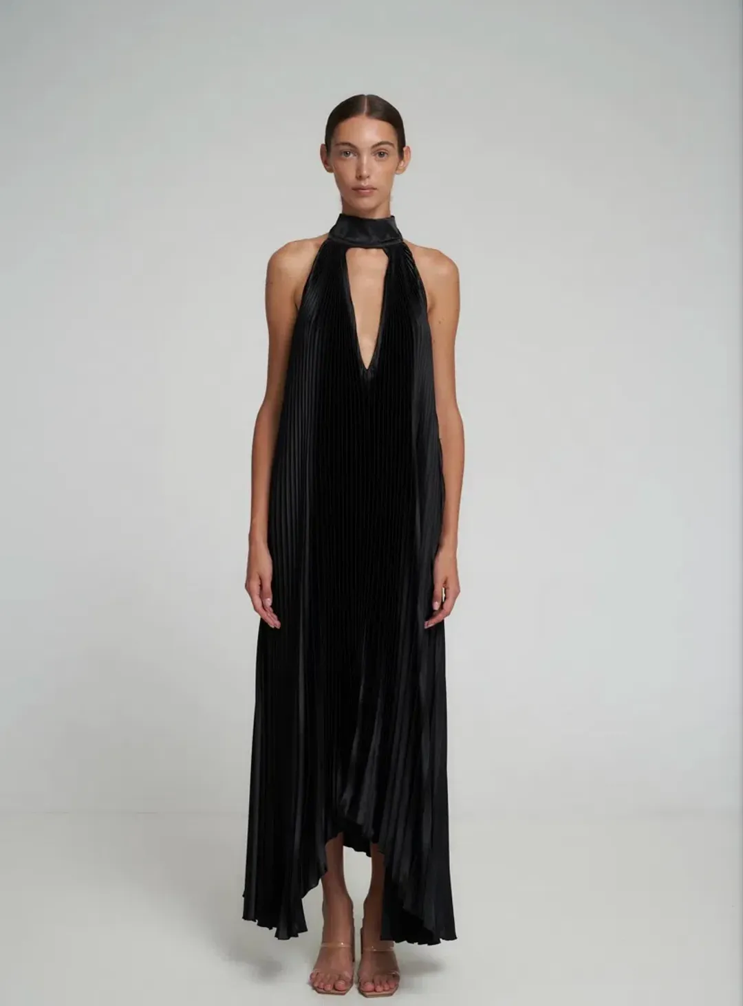 L'Idee Opera Gown Black Size AU 8 for rent on The Volte - main image