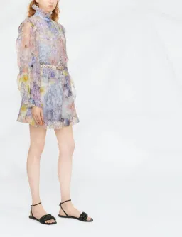 Zimmermann Rhythmic Ruffle Playsuit Size 0/AU 8 for rent on The Volte - image 2