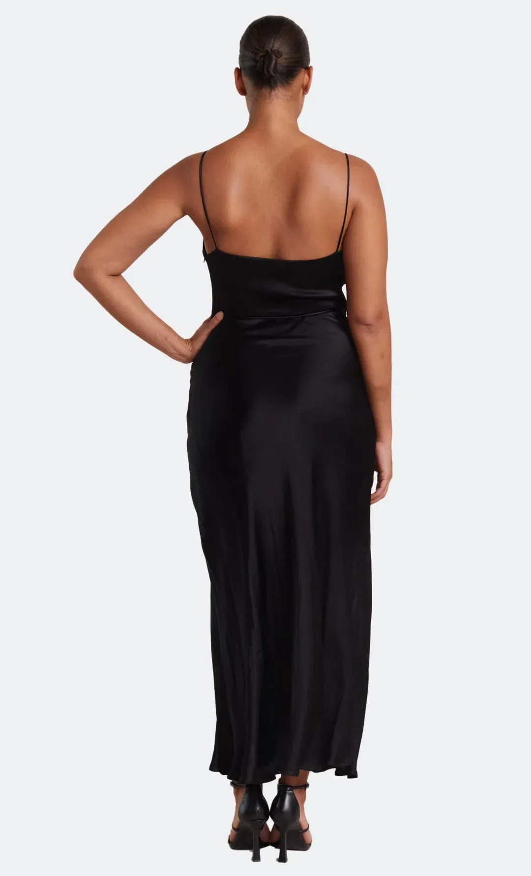 Bec and Bridge Moon Dance Midi Dres Black Size 14  for rent on The Volte - main image
