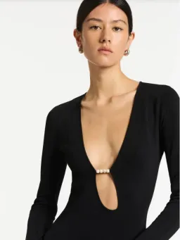 Sir the Label Kinetic Beaded Long Sleeve Maxi Dress Size 2/Au 10 for rent on The Volte - image 2