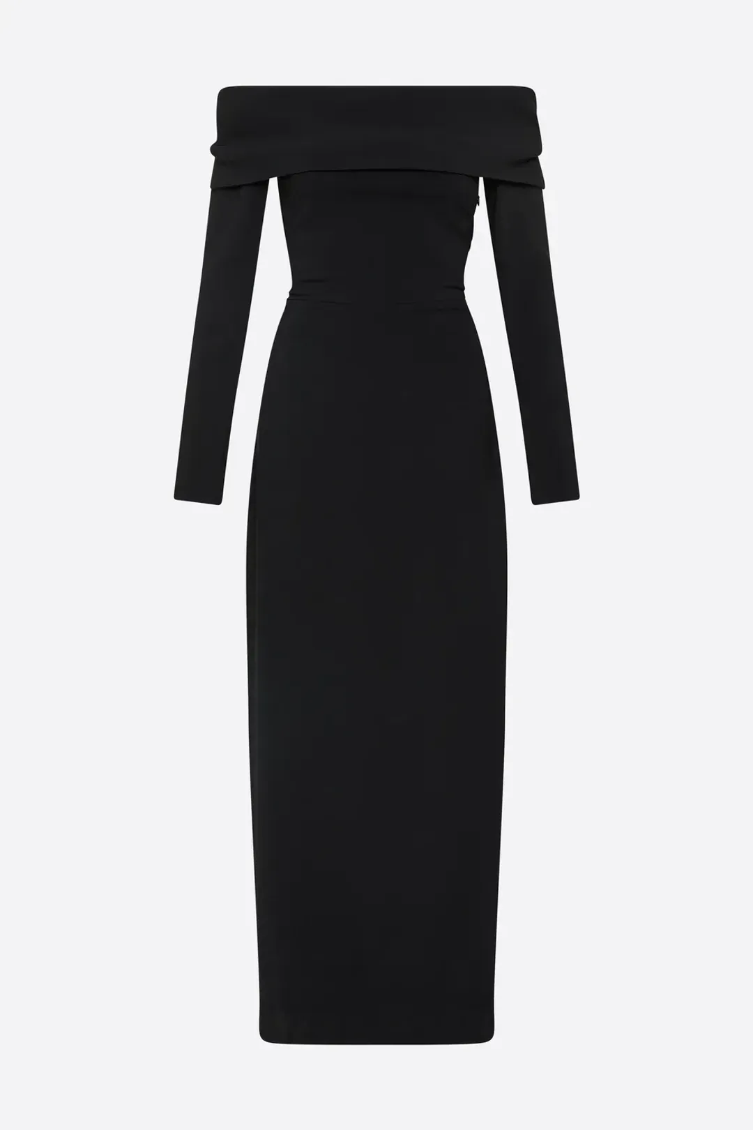Manning Cartell Another Time Off-Shoulders Dress Black Size 6  for rent on The Volte - main image