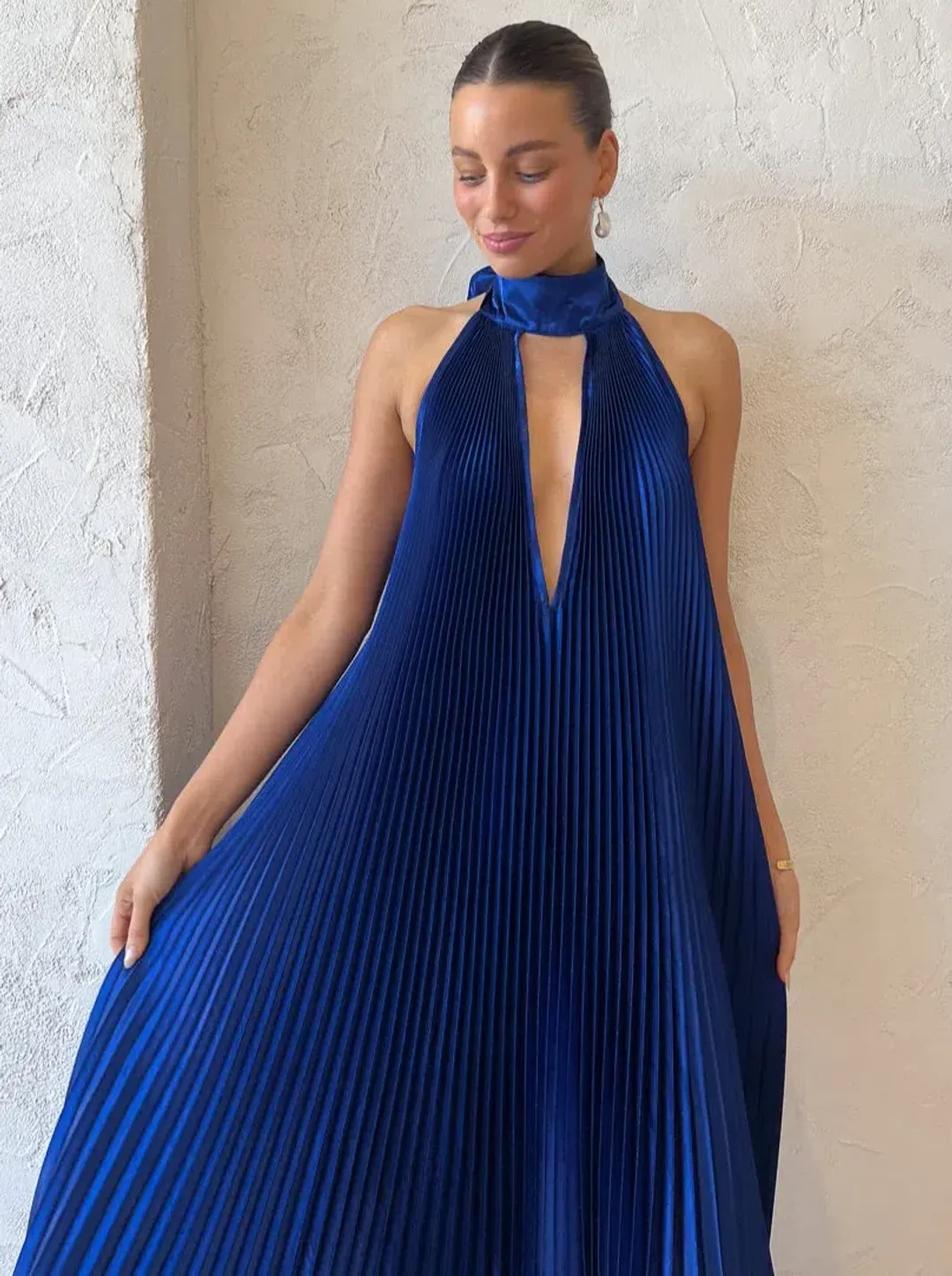 L'Idee Opera Gown in Regal Blue Size 10 / M for rent on The Volte - main image
