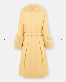 Saks Potts Foxy Shearling Coat Yellow Size 3 / Au 10 for rent on The Volte - image 3