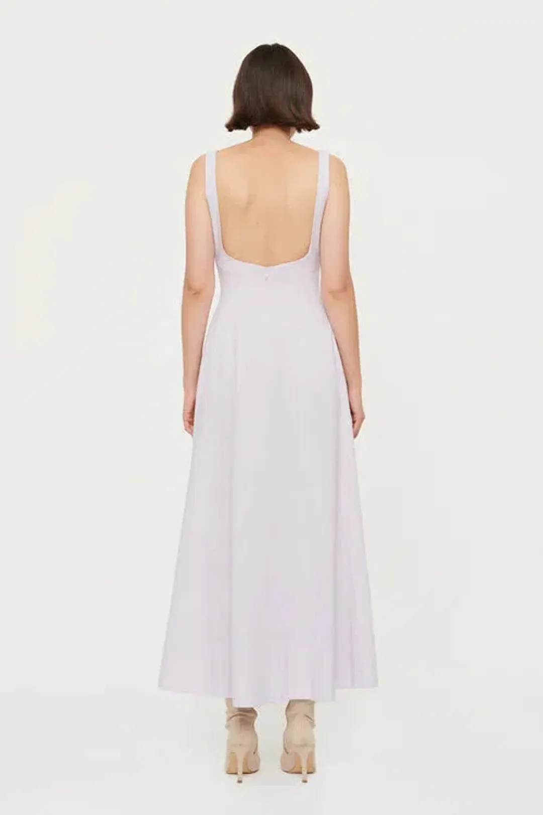Clea Remy Bustier Midi Dress in Lilac Size XS / Au 6 for rent on The Volte - main image