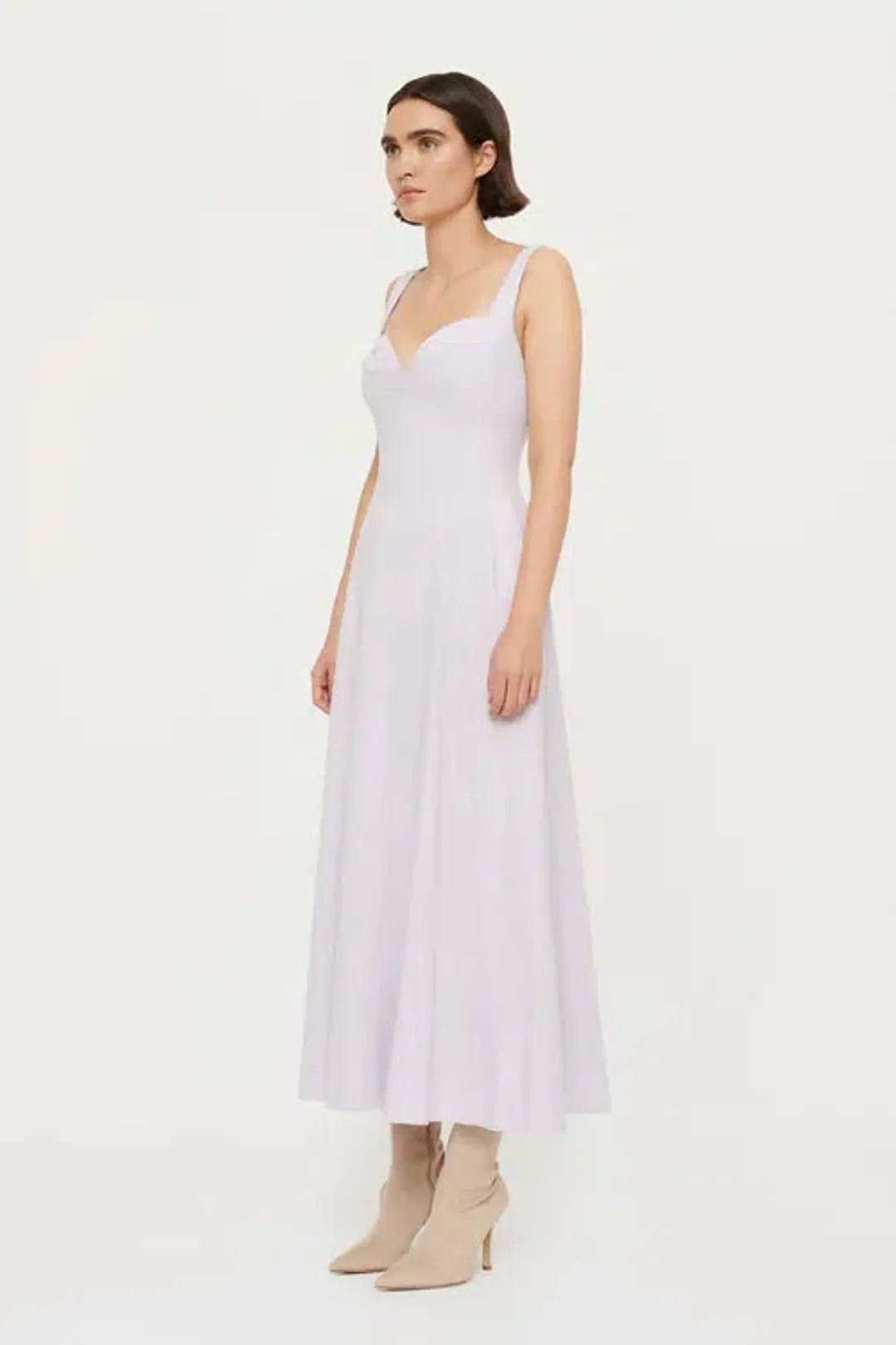 Clea Remy Bustier Midi Dress in Lilac Size XS / Au 6 for rent on The Volte - main image
