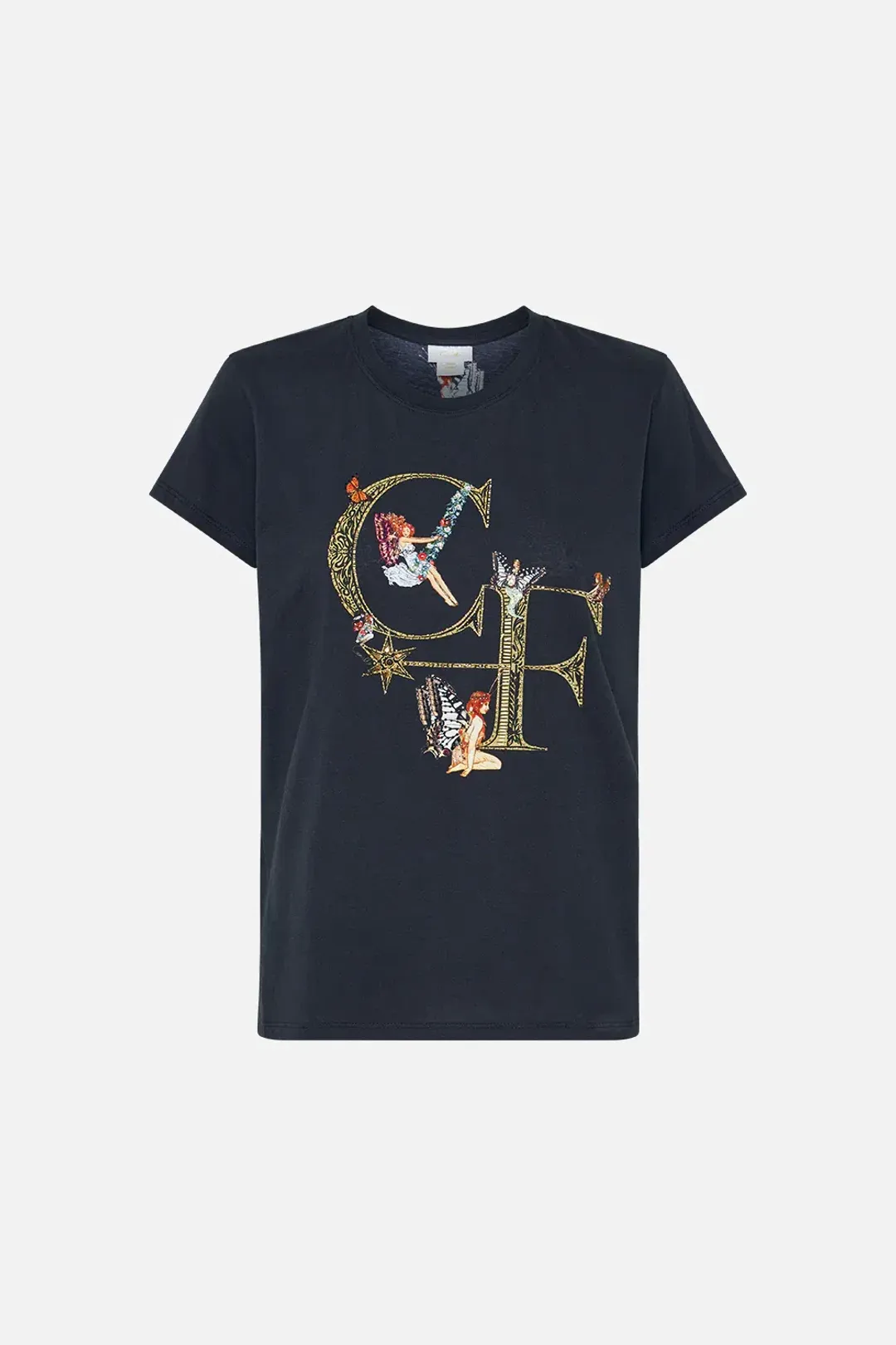 Camilla Slim Fit Round Neck T-Shirt To Catch A Spider Size XL / Au 16 for rent on The Volte - main image